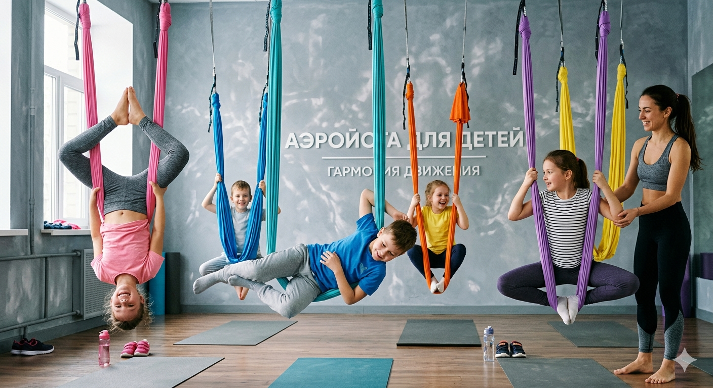 АЭРОЙОГА ДЛЯ ДЕТЕЙ